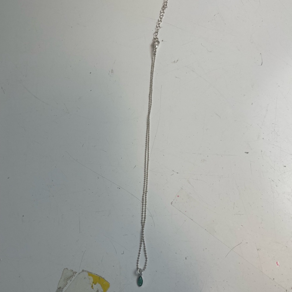 Silver Plated Necklace With Pendant